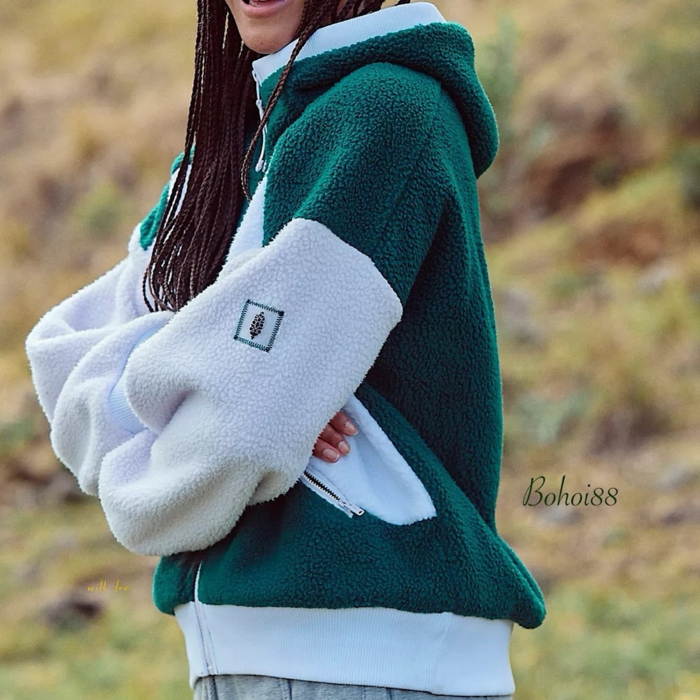 NEW Free People Hit The Slopes Hoodie Jacket - Picture 10 of 13